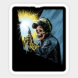 Welder skull Sticker